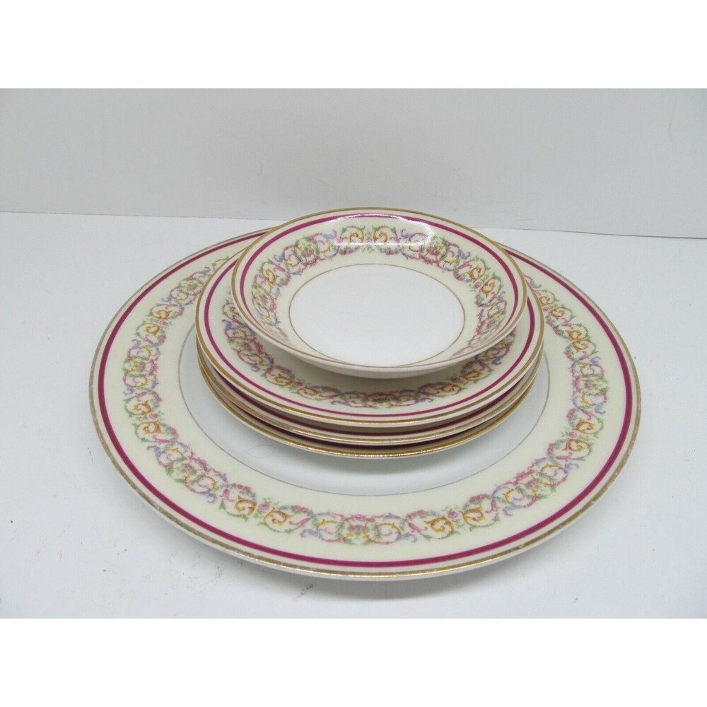 French Limoges Charles Ahrenfeldt Assorted Pieces One Lot of 5 pieces
